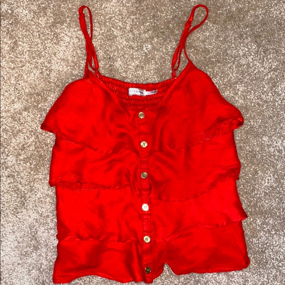Ruffle Layer Tank